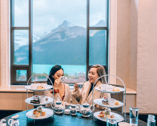 Afternoon tea in Banff at Fairmont Chateau Lake Louise